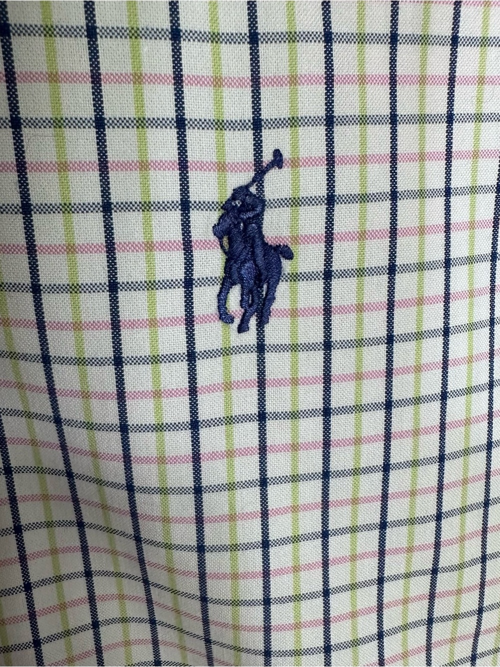 Ralph Lauren Classic Fit Long Sleeve Plaid 16 32/33 Button Down OCBD